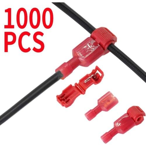 1000PCS Quick Electrical Cable Connectors Snap Splice Lock Wire Terminal Crimp Wire Connector Waterproof Electric Connector