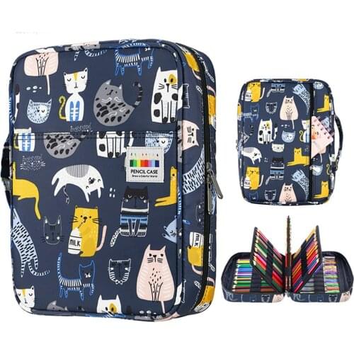 220 Slots Pencil Case for Girls Boys Penal Large Pen Bag Girl Boy School Pencilcase Big Stationery Penalty Box Cute Art Supplies