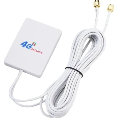 3G 4G LTE Antenna Dual Interface SMA TS9 Small Flat High-Gain Router Internet Card Disk External Antenna 3m