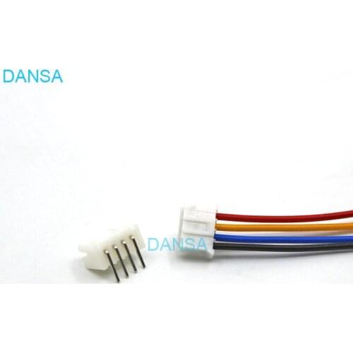 25set Mini Micro PH2.0 JST 2.0mm Pitch 4Pin Side Entry Connector with 1007 26AWG 100mm to 250mm Electronic Wire Cable Pin header