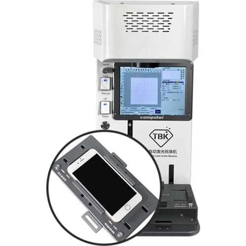 Automatic centre align centering fixture mold mould for TBK LY 958A 958B 958C laser marking back cover separating machine model