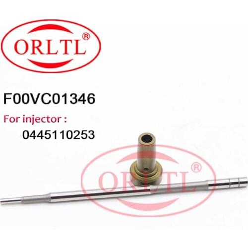 ORLTL auto fuel injector valve f 00v c01 346, f00vc01346 and fuel rail pressure limiting valve f00v c01 346 for 0445110253