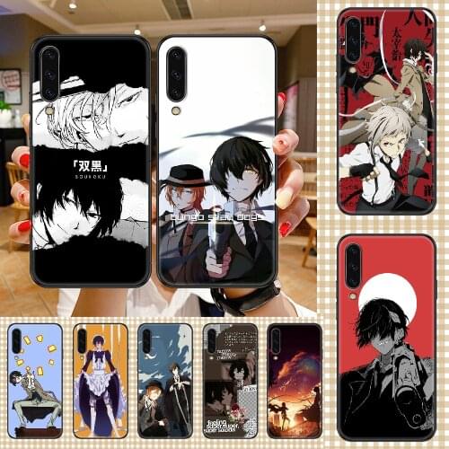 Anime Bungou Stray Dogs Phone case For Samsung Galaxy A 3 5 7 8 10 20 21 30 40 50 51 70 71 E S 2016 2018 4G black silicone Etui