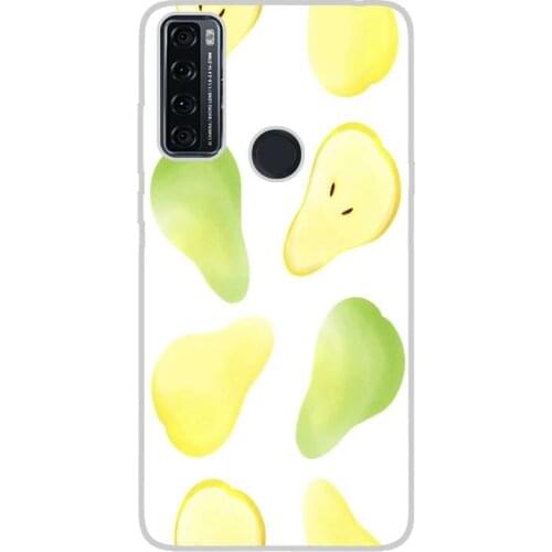 Compatible with TCL-20-SE-4G silicone gel tpu case cover case custom drawing design anti-shock fruits 008 case