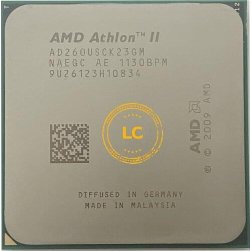 AMD Athlon II X2 260u 1.8 GHz Dual-Core CPU Processor AD260USCK23GM Socket AM3