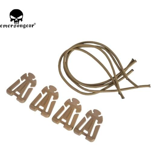 EMERSONGEAR Tactical ITW Web Dominator Molle Backpack Carabiner EDC Tool Elastic Rope Webbing Buckle Winder