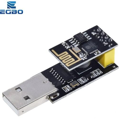 ESP01 Programmer Adapter UART GPIO0 ESP-01 Adaptaterr ESP8266 CH340G USB to ESP8266 Serial Wireless Wifi Developent Board Module