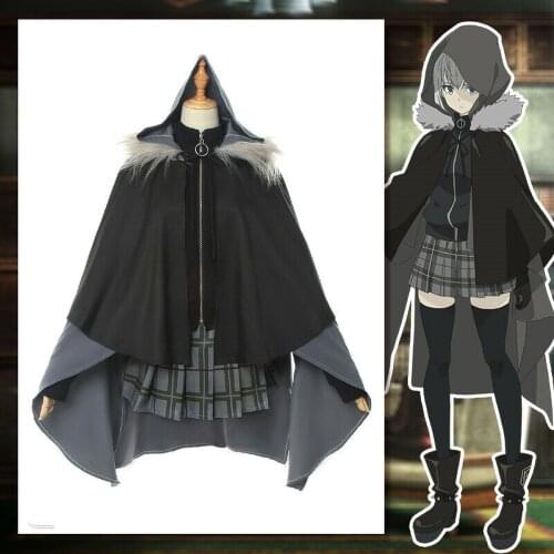 FGO Fate Grand Order Gray Cosplay Costume Uniform Cloack Full Set Clothes New 2021 Halloween Costumes
