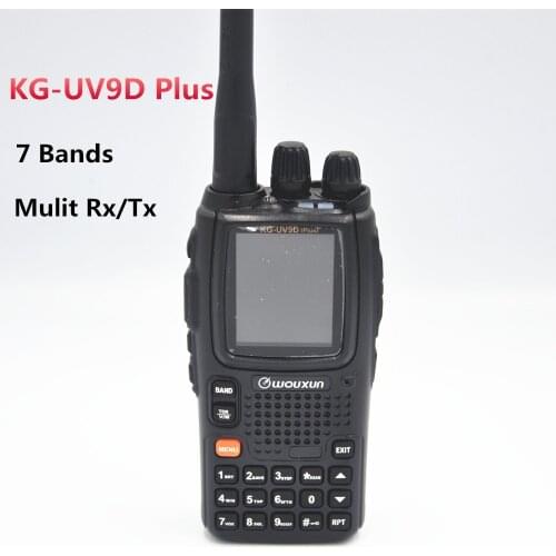 Good Quality Wouxun KG-UV9D plus Two Way Radio UV 144-146/430-440MHz Mulit-Band Receive KG UV9D Walkie Talkie for Security