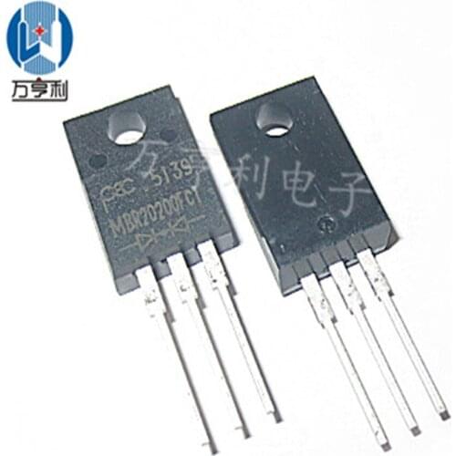 MBR20200FCT TO-220F 20A 200V New and Original 10pcs/Lot