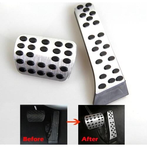 No Drill Gas Accelerator Brake Pedal Pad Cover For Mercedes Benz W202 W203 W204 W205 C180 C220 C250 C300 C400 C Class
