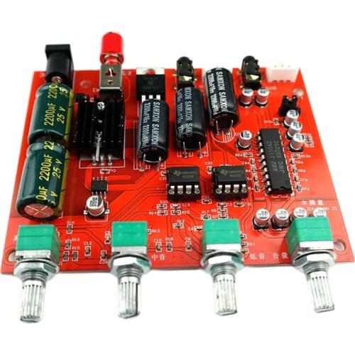 NE5532 OP AMP Preamp Tone Audio Board NJM2150 BBE Processing Module DIY Home Theater Sound System