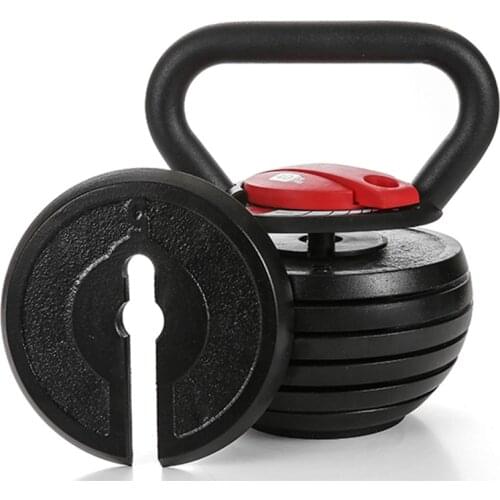 Fitness equipment workout training gym exercise iron 40lb adjustable kettlebell dumbbell in pounds