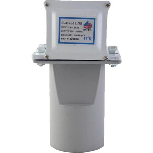 C Band Single Polarity LNB Plus Single Feed Horn With Super High precision L.O Stability