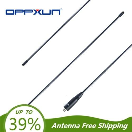 OPPXUN for Baofeng UV-9R Plus Era UV-XR Nagoya Na-771 SMA- Female 144/430MHz Dual Band Antenna Waterproof Walkie Talkie Radio