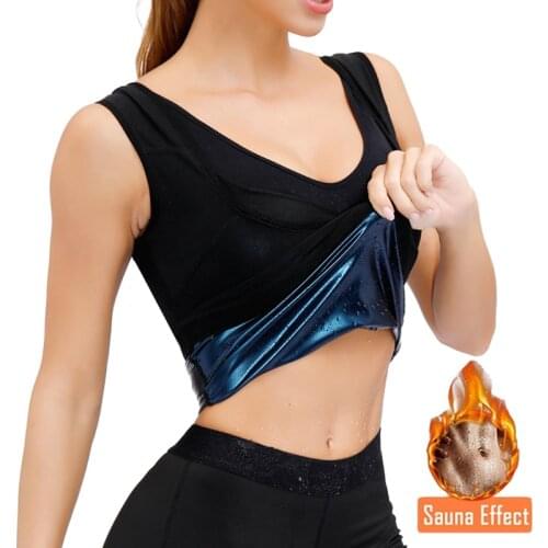 Original Unisex Sweat Sauna Shaper Waist Trainer Vest Corset Slimming Weight Loss Women&Men Sports Tank Top Shapewear Reductora