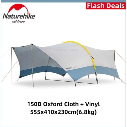 Naturehike Cloud Dome Sun Shelter Canopy Tent Sun-proof Large Space Family Party Sunshade Tent Family Large Travel Picnic Tent