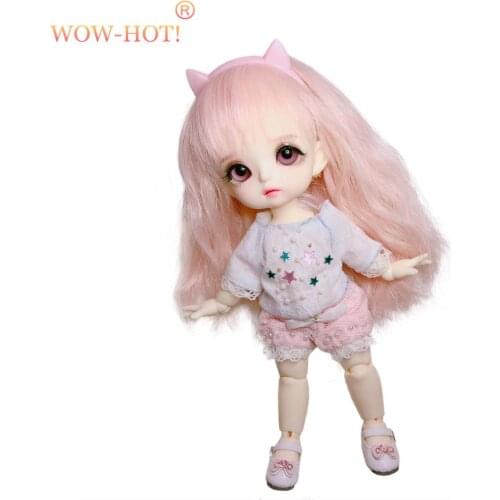 1/8 Bjd Sd Doll Wigs for Dolls Lati 15cm High Temperature Wire Long Curly Synthetic Hair for Doll Accessorries High Quality Wig