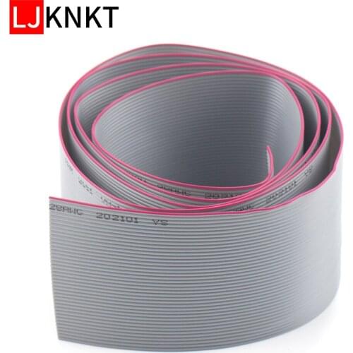 1Meter 40P Grey Flat Ribbon Cable Flexible circuit board Copper core for LED display cabling FC Matching pressure 28AWG wire