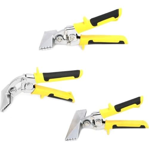 Sheet Metal Bending Pliers Crimping Tool Hand Seamer Wide Jaw Straight Elbow Multitool