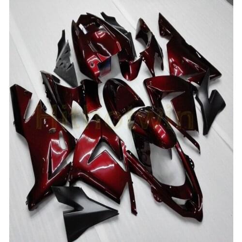 Custom motorcycle article for ZX10R 2004 2005 ZX-10R 04 05 ABS fairing+5Gifts+red