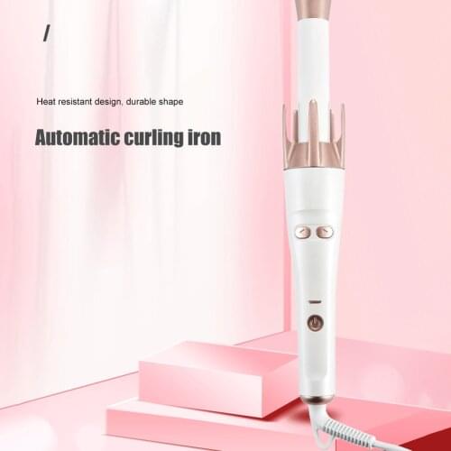 220V Hair Curling Iron Waver Wand Automatic Electric Corrugation Hair Curler Portable Air Portable Ceramic Glaz Tube