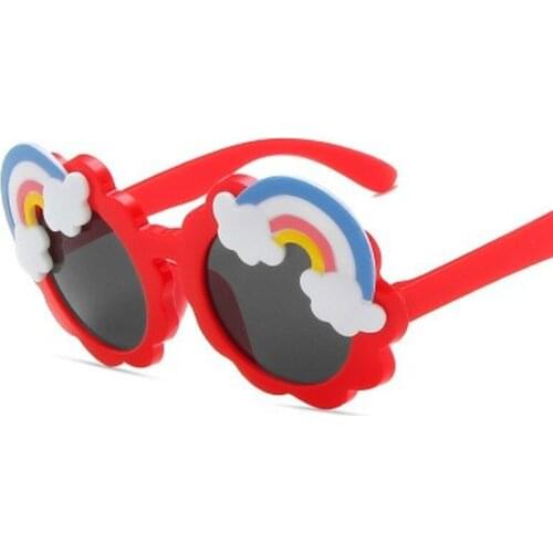 2021 Kids Sunglasses Girls Brand Rainbow Children Glasses Boys UV400 Lens Baby Sun glasses Cute Eyewear Shades Driver Goggles