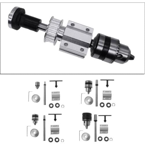 JTO/B10/B12/B16 Electric Drill No Power Spindle Assembly DIY Woodworking Cutting Grinding Small Lathe Trimming Belt Drill Chuck