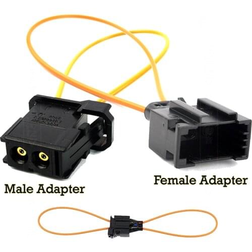 Universal MOST Fiber Optical Optic Loop Bypass Male Female MOST Adapter MOST Cable for Audi BMW Porsche Mercedes-Benz