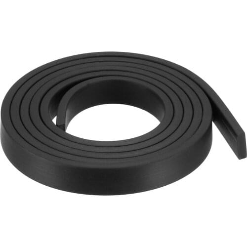 Uxcell Solid Rectangle Rubber Seal Strip 10mm Wide 3mm Thick, 1 Meter Long Black