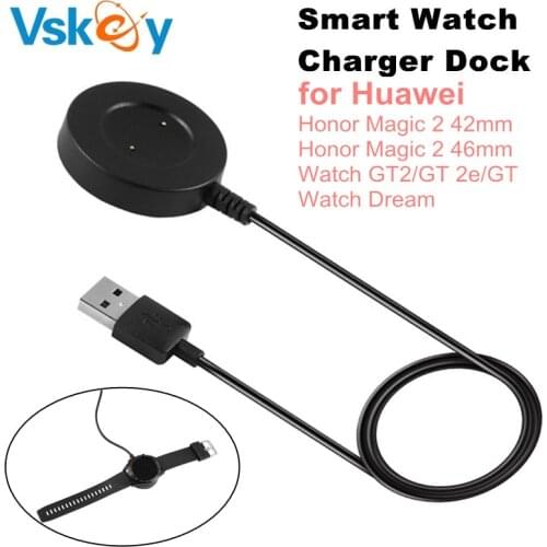 VSKEY 10pcs Smart Watch Charger Dock for Huawei Watch GT2/GT 2E/GT/Honor Magic/ Watch 2 42mm/46mm USB Charging Cable
