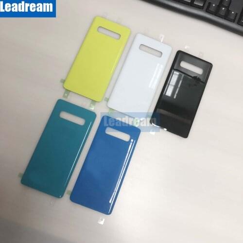 High quality 100PCS Back Cover Battery Door Housing Glass Cover for Samsung Galaxy S10 Plus S10e S10 lite free DHL