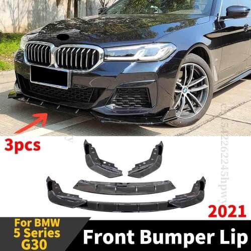 Front Bumper Lip Chin High Quality Modified Splitter Body Kit Diffuser Spoiler Deflector For BMW 5 Series G30 2021