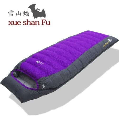 High Quality White Duck Down 1200G/1500G/1800G Filling Comfortable Camping Sleeping Bag Sleeping bags Slaapzak