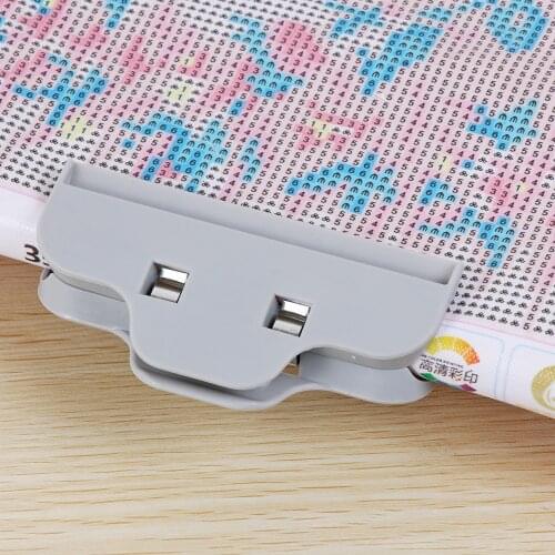 2pcs DIY Sealing Clamp Diamond Painting Tools Clips for Diamond Painting Light box Pad Painting Accessories Cross Stitch Tool