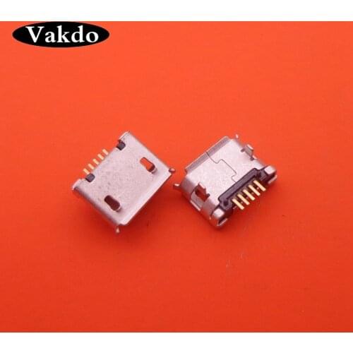 10pcs/lot micro usb jack connector Female Mobile phone Tablet charger Charging port socket PCB board v8 mini usb connector