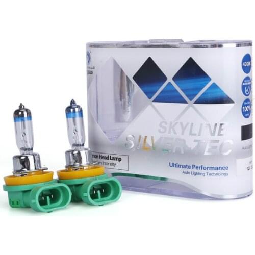 2x H11 DC 12V 55W Xenon 4300K Yellow Car Halogen Bulb Car Front Headlight Fog Lamp Automobile Head Light bulb Auto Light Source