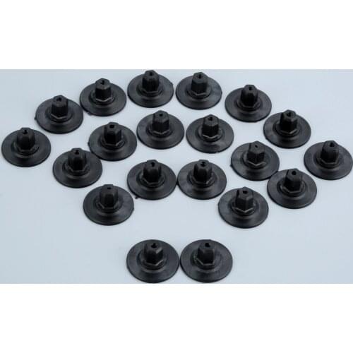 20Pcs Auto Fasteners Self Tapping Screws Seat Nut Cap For Audi Plastic Self Tapping Screw Holder Cushion
