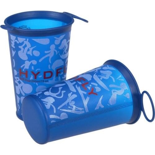 200ML Portable Folding Cup TPU Food-grade Material Telescopic Collapsible Coffee Tea Cups Outdoor Soft Travel Sports Water Cup