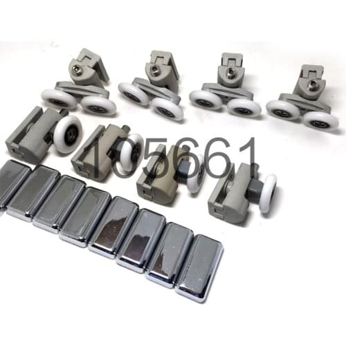8xAdjustable Shower Door Roller Runner Wheels Pulley "Rolli" CY-301AB-4