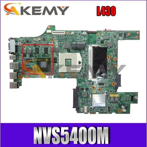 Akemy For 48.4SE01.031 Applies To Lenovo ThinkPad L430 Laptop Motherboard 04Y2015 04W6677 04W3566 PGA989 NVS5400M 100% Test
