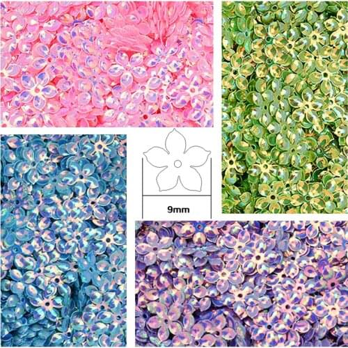 Diy-Accessory Flowers Shape PVC loose Sequins Glitter Paillettes for Art manicure/sewing/wedding decoration confett 10/20/50g
