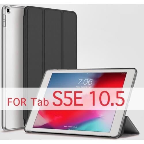 QIJUN Tablet Case For Samsung Galaxy Tab S5E 10.5 inch 2019 s5e SM-T720 SM-T725 Funda PC Back PU Leather Smart Cover Auto Sleep