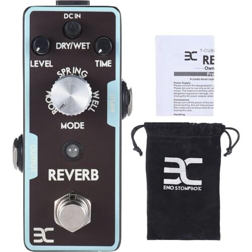 ENO Reverb Electric Guitar Effect Pedal Looper Guitar Effect Pedal True Bypass Guitar Accessories guitar pedal guitar parts