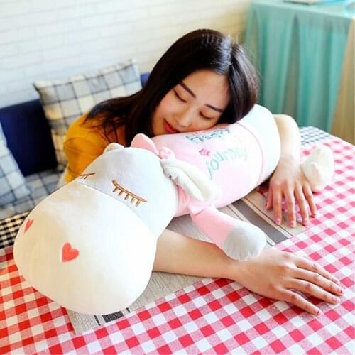 Fancytrader giant stuffed plush donkey toy big soft animal donkey pillow doll for sale nice birthday gift