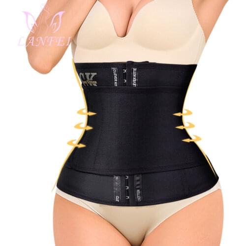 LANFEI Waist Trainer Corset with Hooks Buckle Seamless Belly Modeling Strap Weight Loss Body Shaper for women Slim Shapers belts