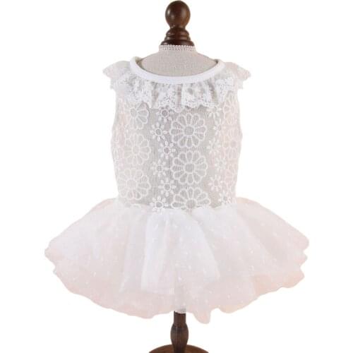 Cat Dog Wedding Dress Summer Pet Skirt Dog Clothes Tutu Pomeranian Maltese Poodle Bichon Frise Schnauzer Pet Clothing Costumes