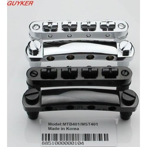 LP style electric bass Bridge