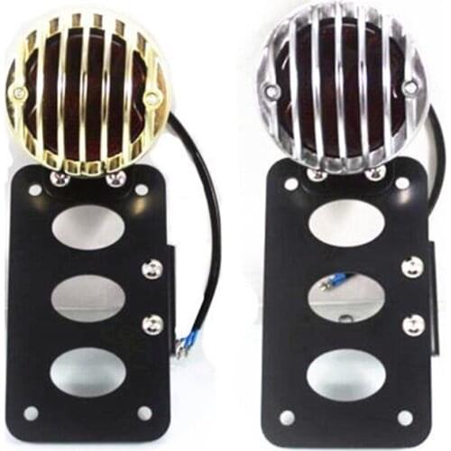 Motorcycle Side Mount License Plate Tail Light Bracket For Harley Chopper Touring Metric Bikes Cruiser Bobber Chopper Scooter