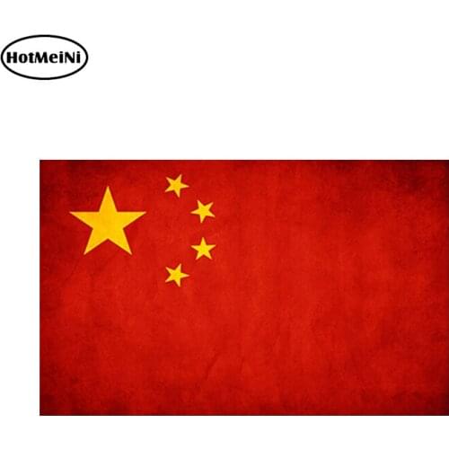HotMeiNi Vintage Chinese Flag Car Decal Body Windows Car Stickers Styling for Seat Leon Ibiza Altea Cordoba Toledo Accessories